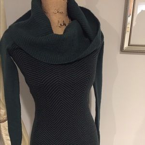 Comfy long cowl neck sweater